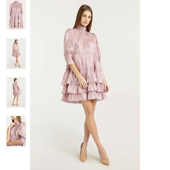 Cinq a Sept Irridescent Riva Dress Size 0 NWT $425 - Picture 3 of 9